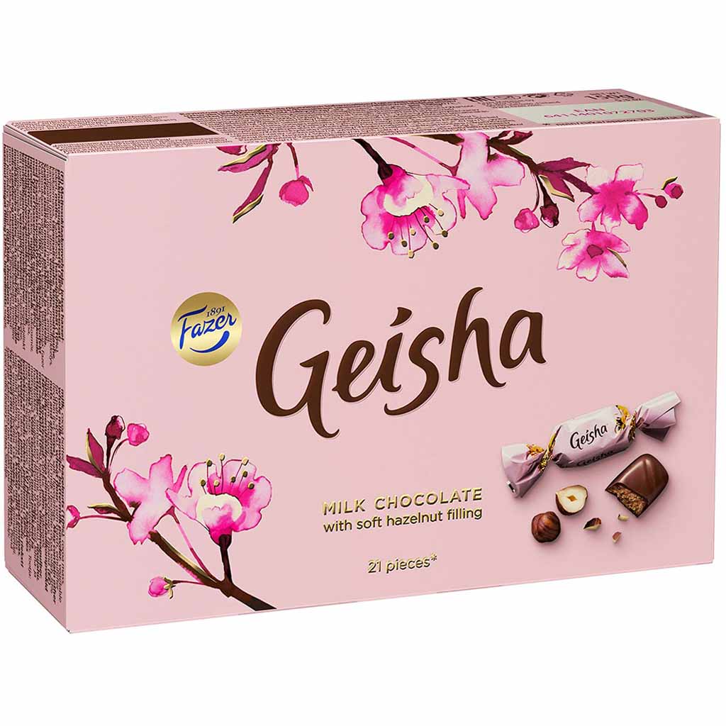 Fazer Geisha Pralinen mit Haselnussfüllung 150g MHD:9.10.25