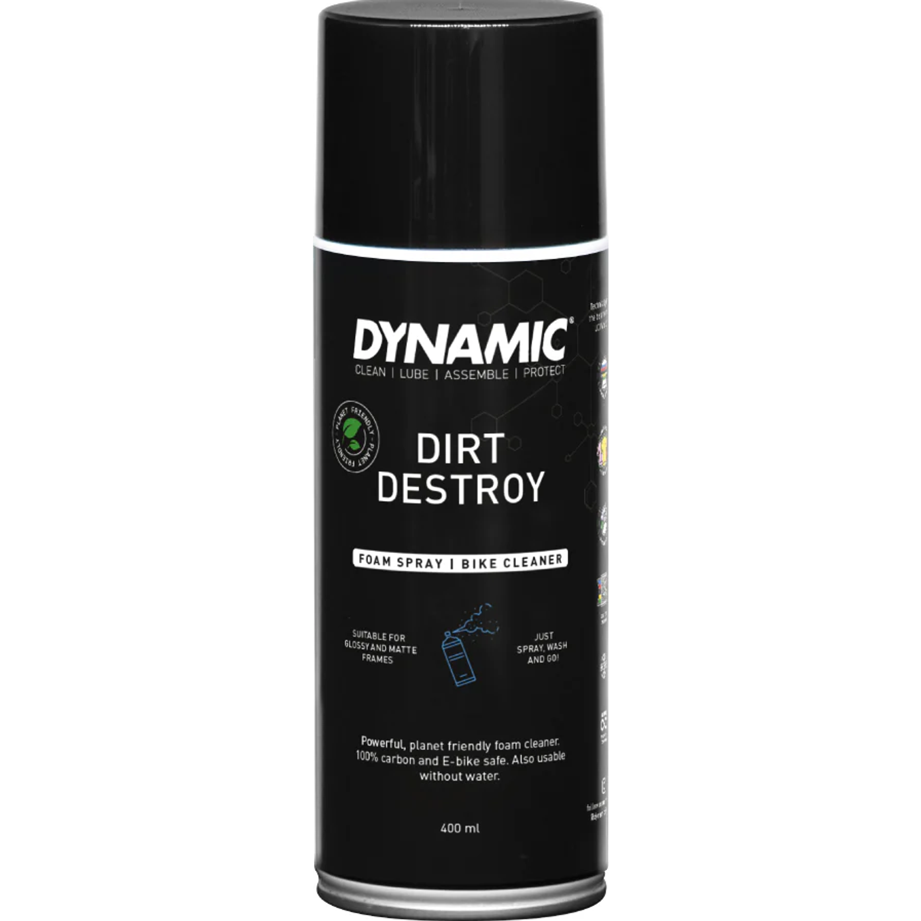 Dynamic Bike Care Dirt Destroy Foam Spray Fietsreiniger