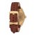 Nixon The Thalia Leather All Gold / Green Sunray A1343-2691