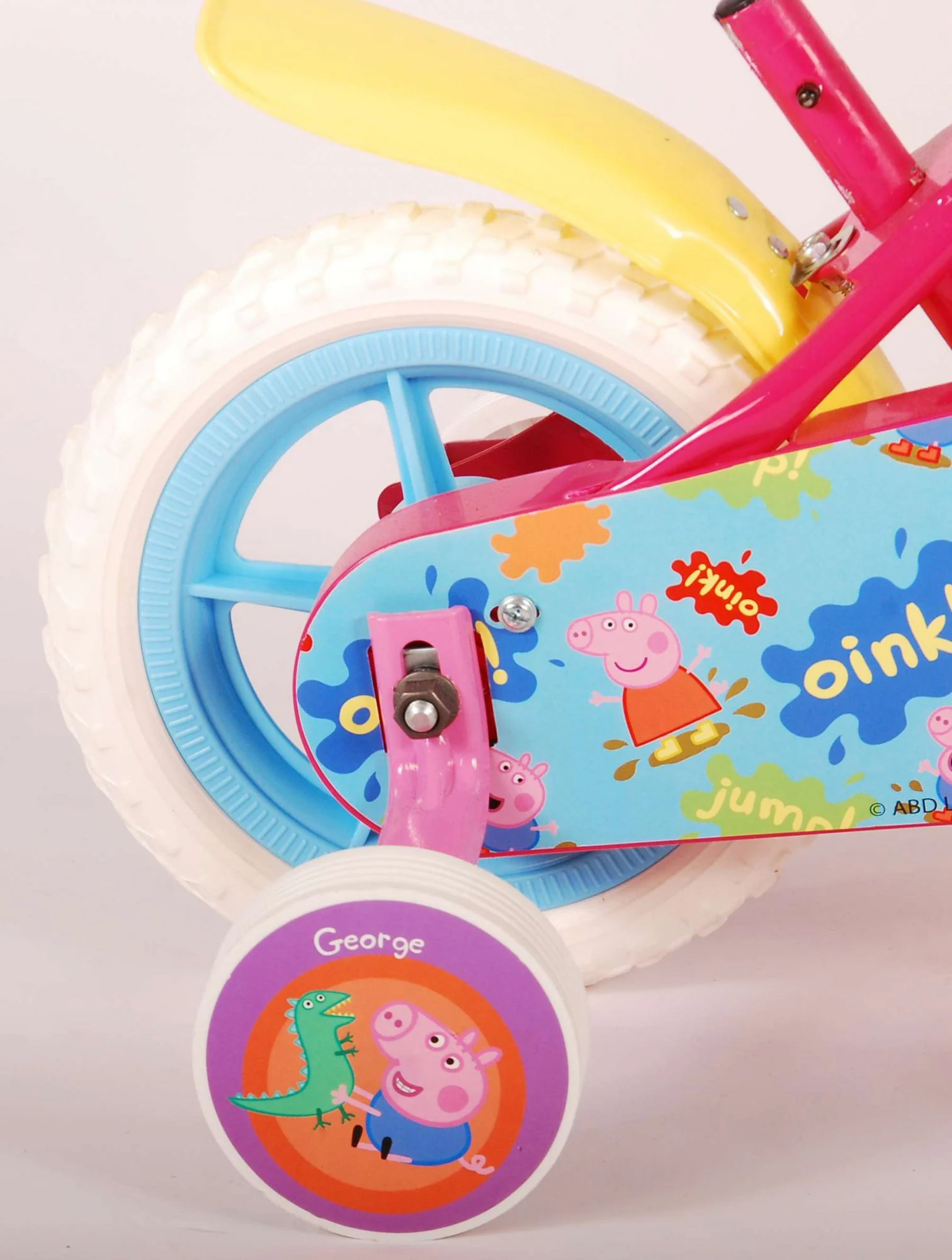 Kinderfahrrad Peppa Pig Fahrrad 10 Zoll Kinderrad in Pink / Blau