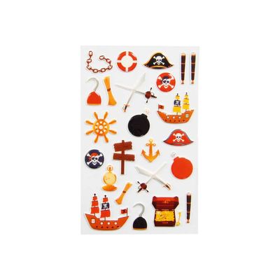 Maildor - 1 feuille gommettes pirates