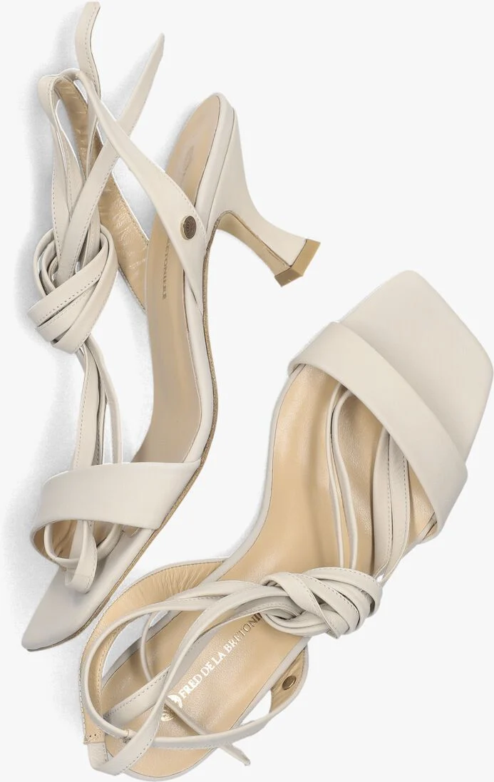 FRED DE LA BRETONIERE witte fred de la bretoniere sandalen iza wrap