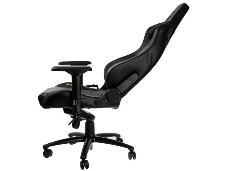 noblechairs Gaming-Stuhl EPIC Echtleder Schwarz Besonders bequemer Computersessel, Mercedes-AMG Petronas Motorsport Edition