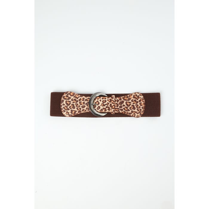 Veritas-Riem luipaardprint breed