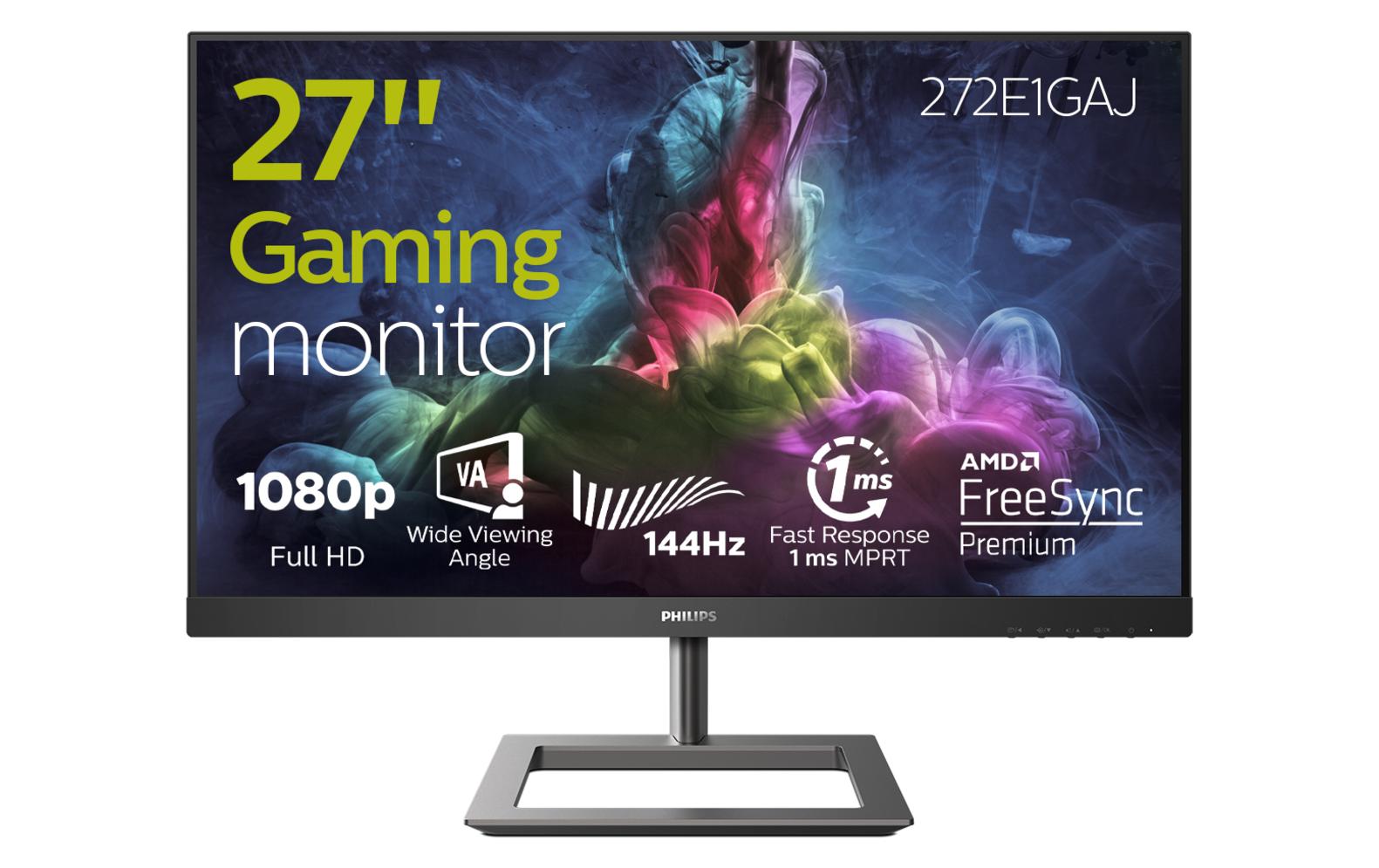 Monitor 272E1GAJ/00<br>27 Zoll-Gaming-Monitor mit schneller Reaktionszeit und Bildwiederholrate