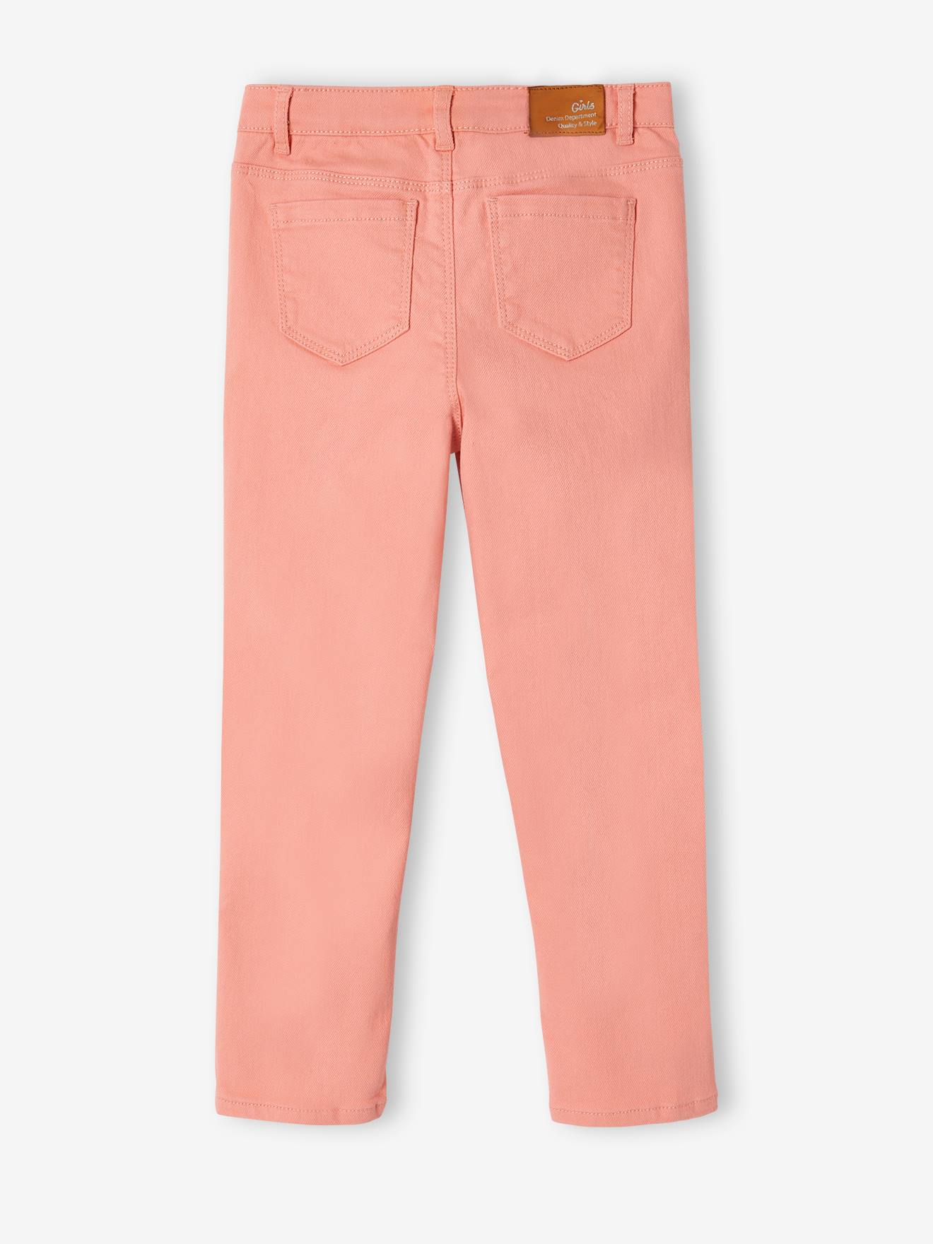Calças Mom de corte amplo MorphologiK para meninas (cor: sorvete)
