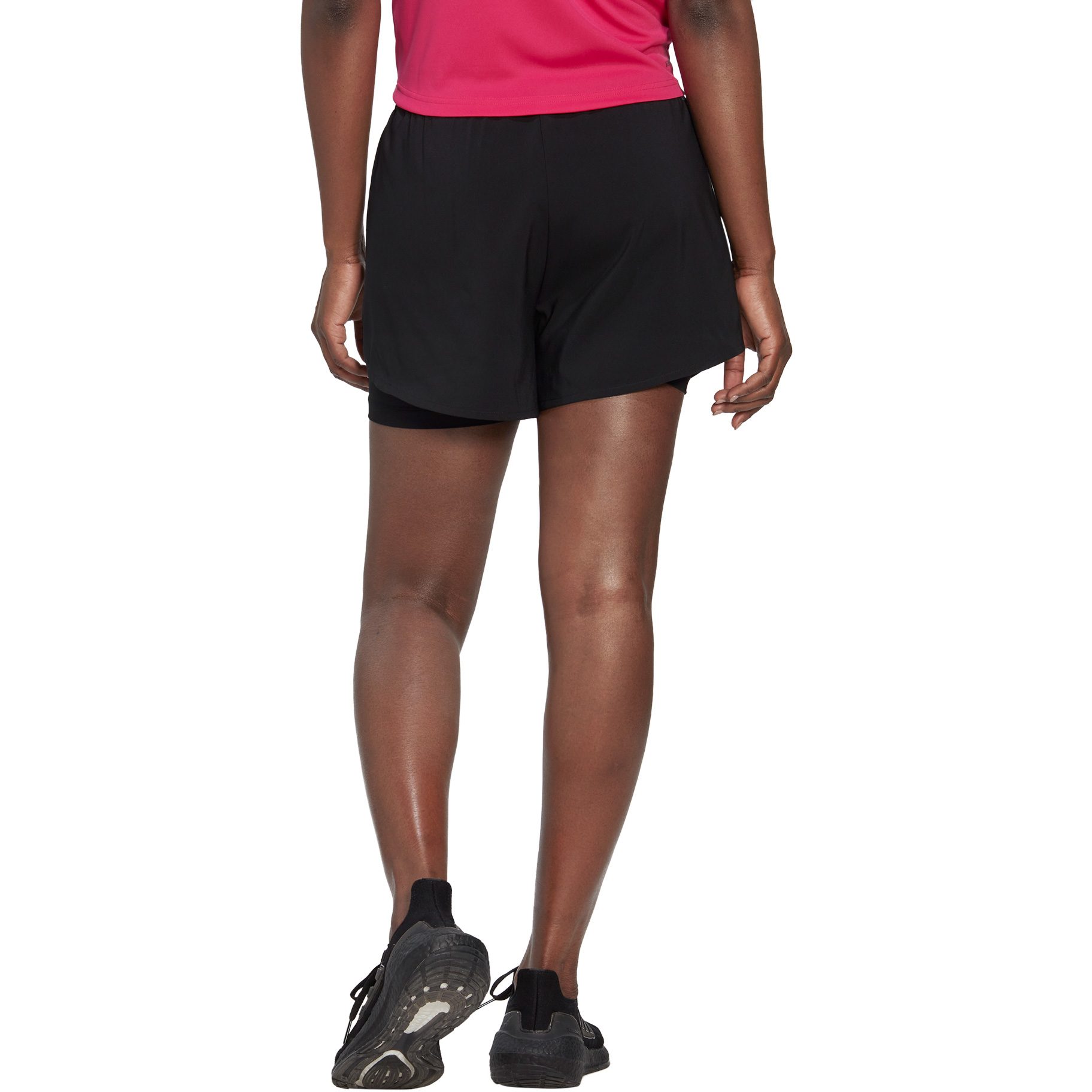 adidas Aeroready Made for Training Minimal 2in1 Shorts Damen schwarz
