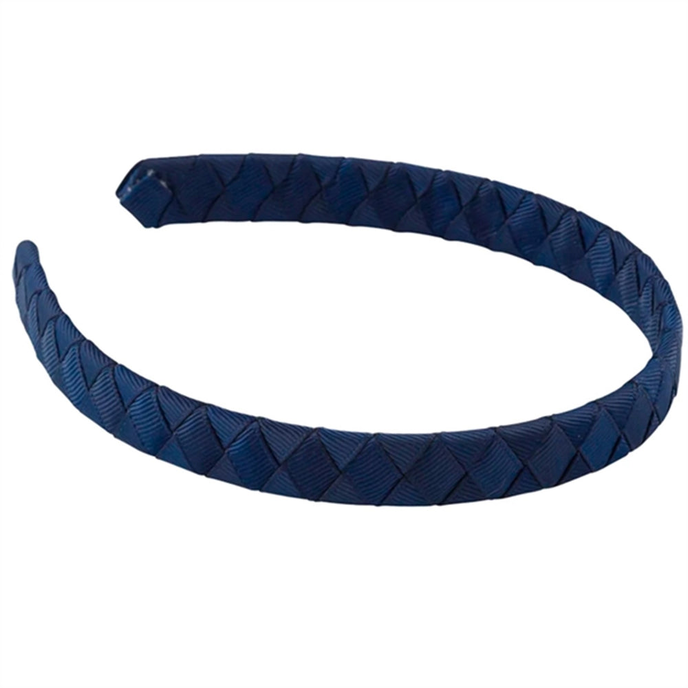 Hårbøjle Vævet Navy - Bow's by Stær → Luksusbaby.dk