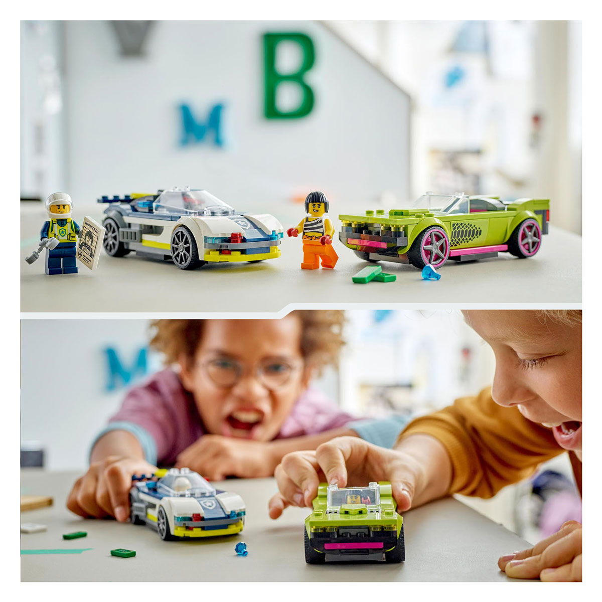 LEGO City 60415 Politiewagen en Snelle Autoachtervolging