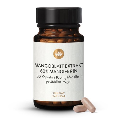 Sunday Natural Products  Mango Extrakt60% Mangiferin Koffeinfrei