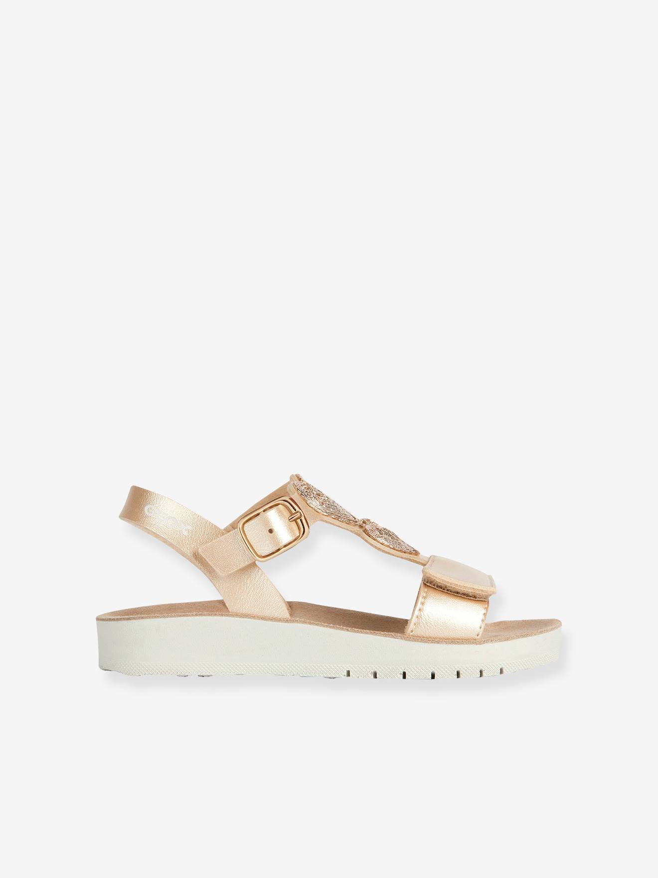 Sandálias infantis Geox® Costarei Girl, douradas