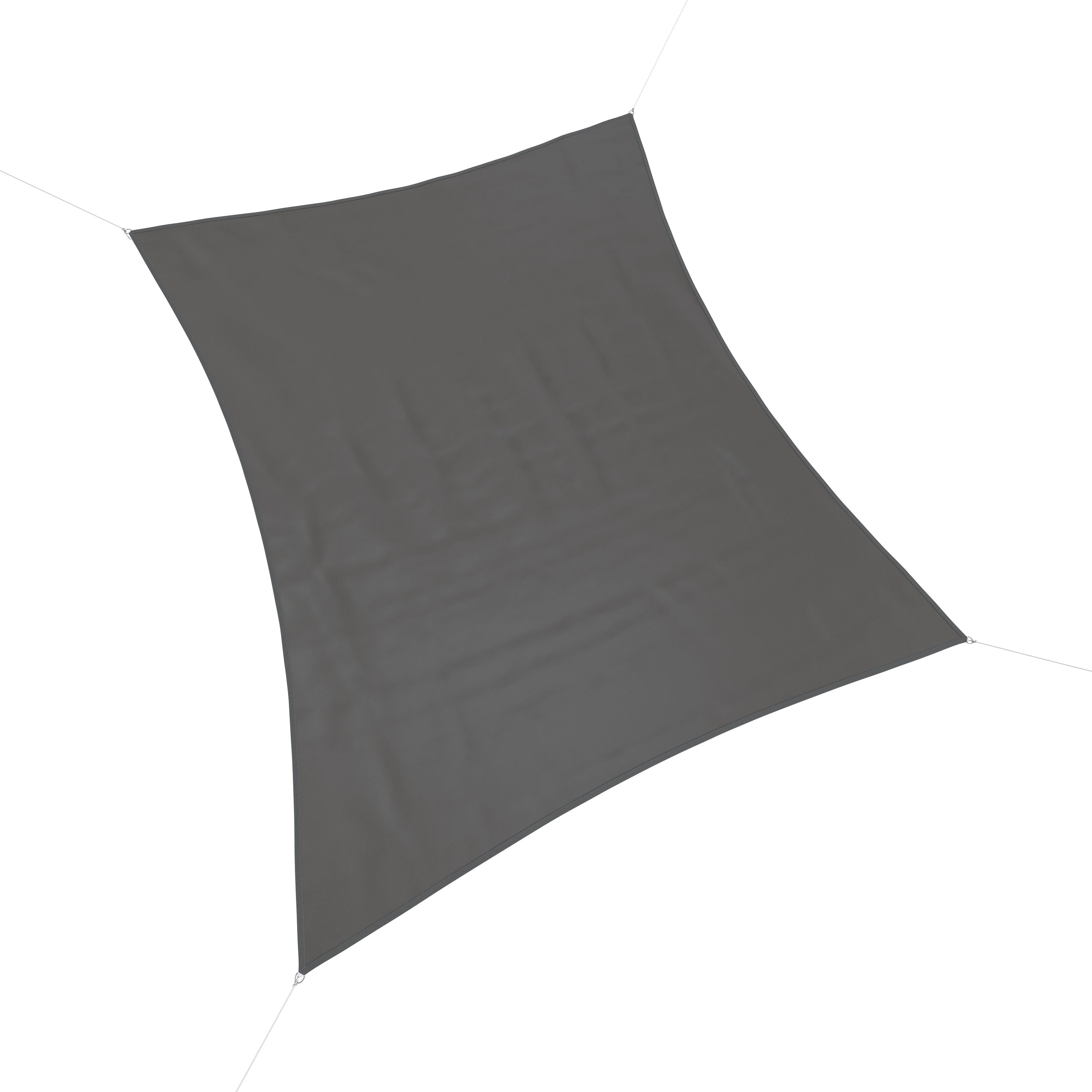 Sonnensegel Polyester 3 x 4 m anthrazit