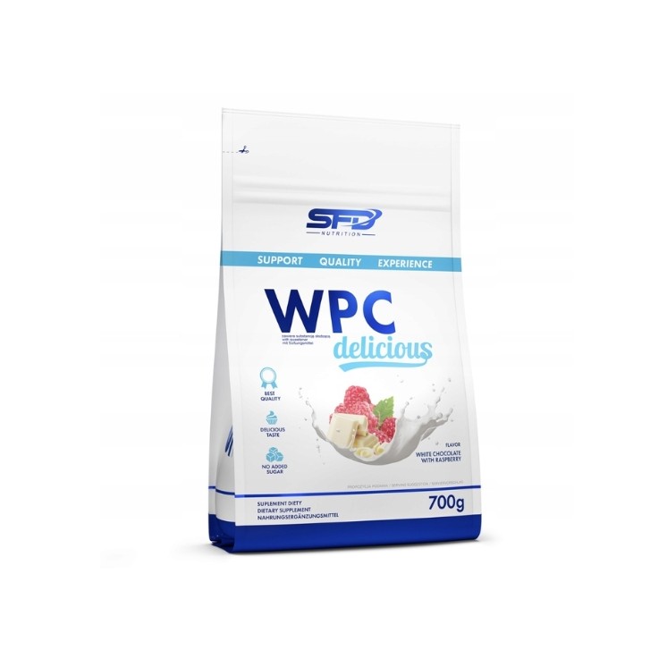 SFD WPC Köstliche weiße Schokolade - Himbeere 700 g