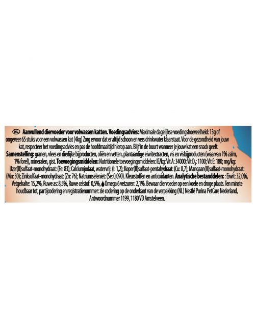 Felix Crispies - Kattensnack - Zalm Forel 48 g