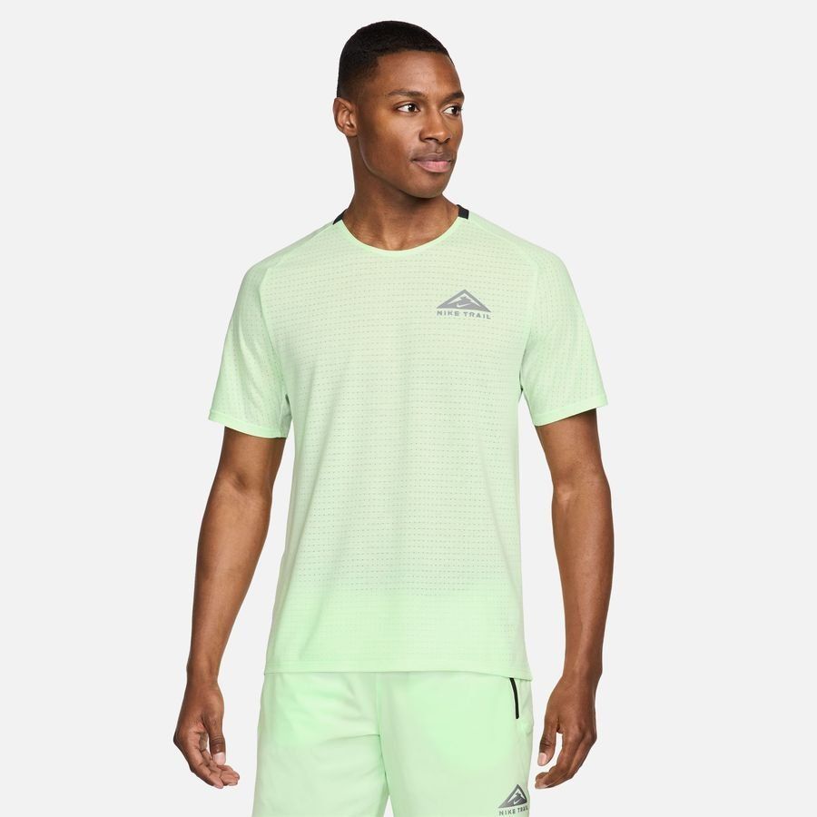 Nike Haut Running Dri-FIT Trail Solar Chase - Vert/Noir