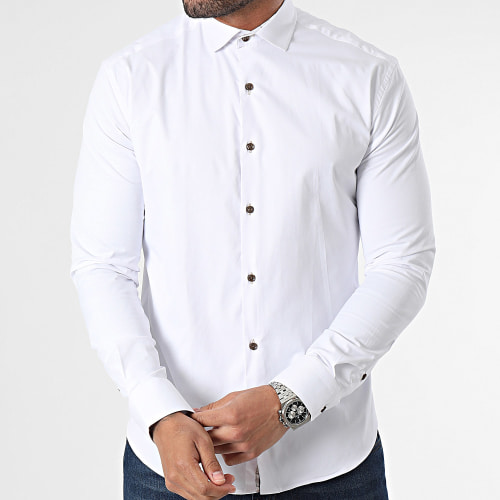 Chemise Manches Longues Blanc