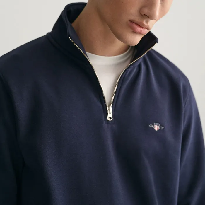 Gant Shield Half Zip Sweater Heren