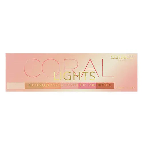 Coral Lights Blush & Highlighter Palette 010 Soft Coral