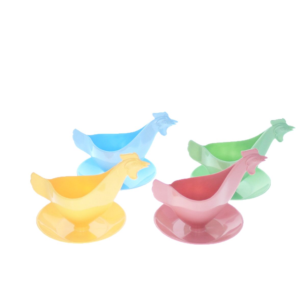 Coquetier poule en plastique bleu ciel Le petit Souk