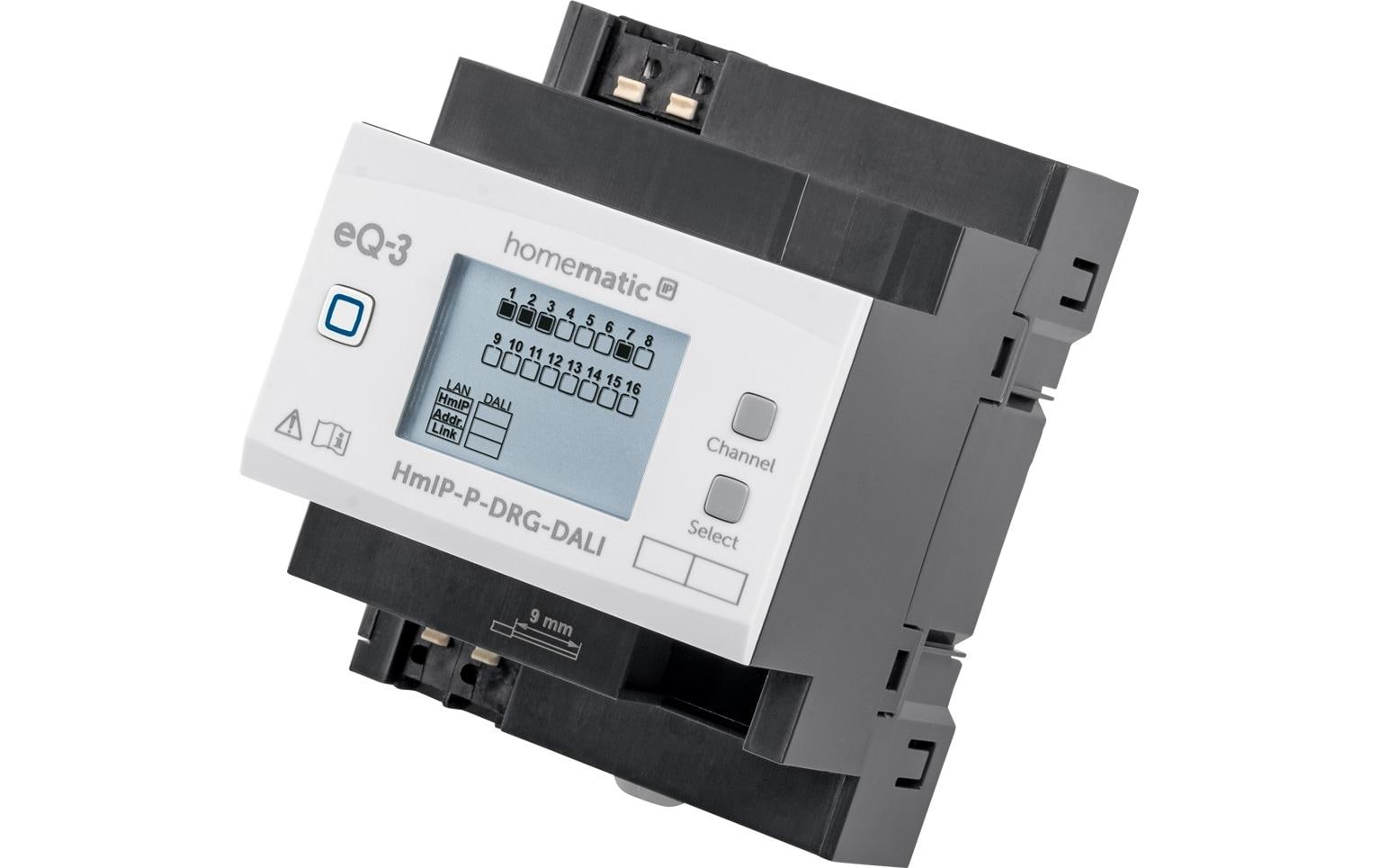 Smart Home DALI Gateway<br>Für stimmungsvolle Beleuchtung im ganzen Haus – HmIP-P-DRG-DALI