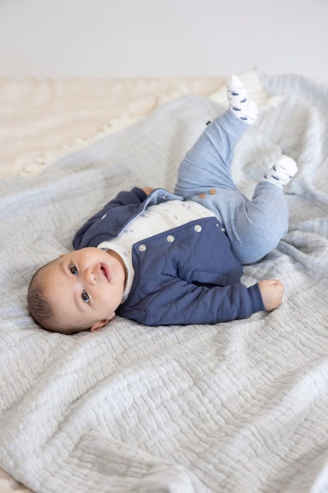 Feetje Feetje longsleeve aop - Blue Ocean offwhite