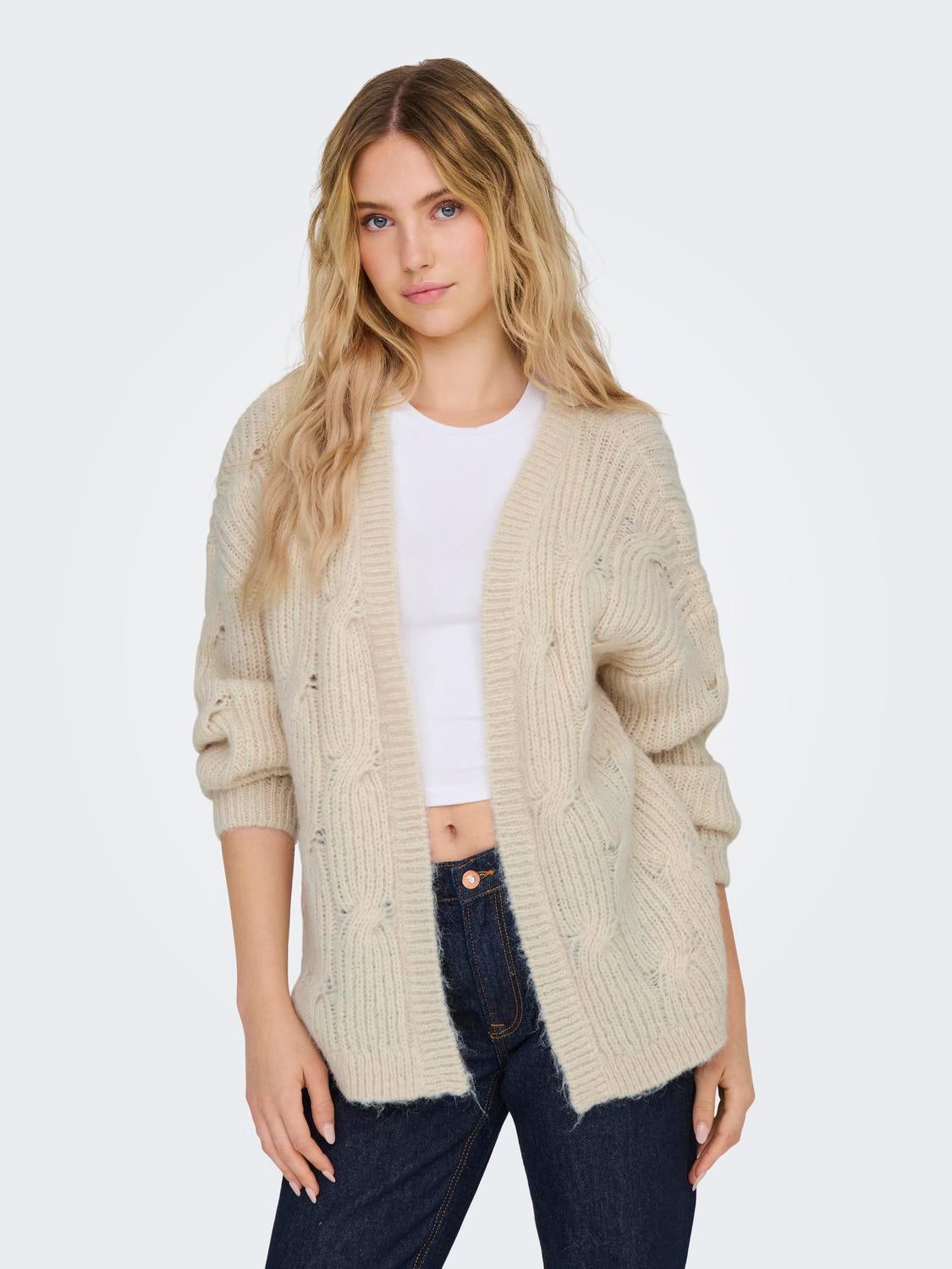 ONLLELA Strickjacke Birch