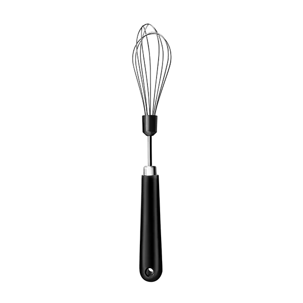 Fouet de cuisine manuel à tête inox 13 cm et manche thermoplastique Dé