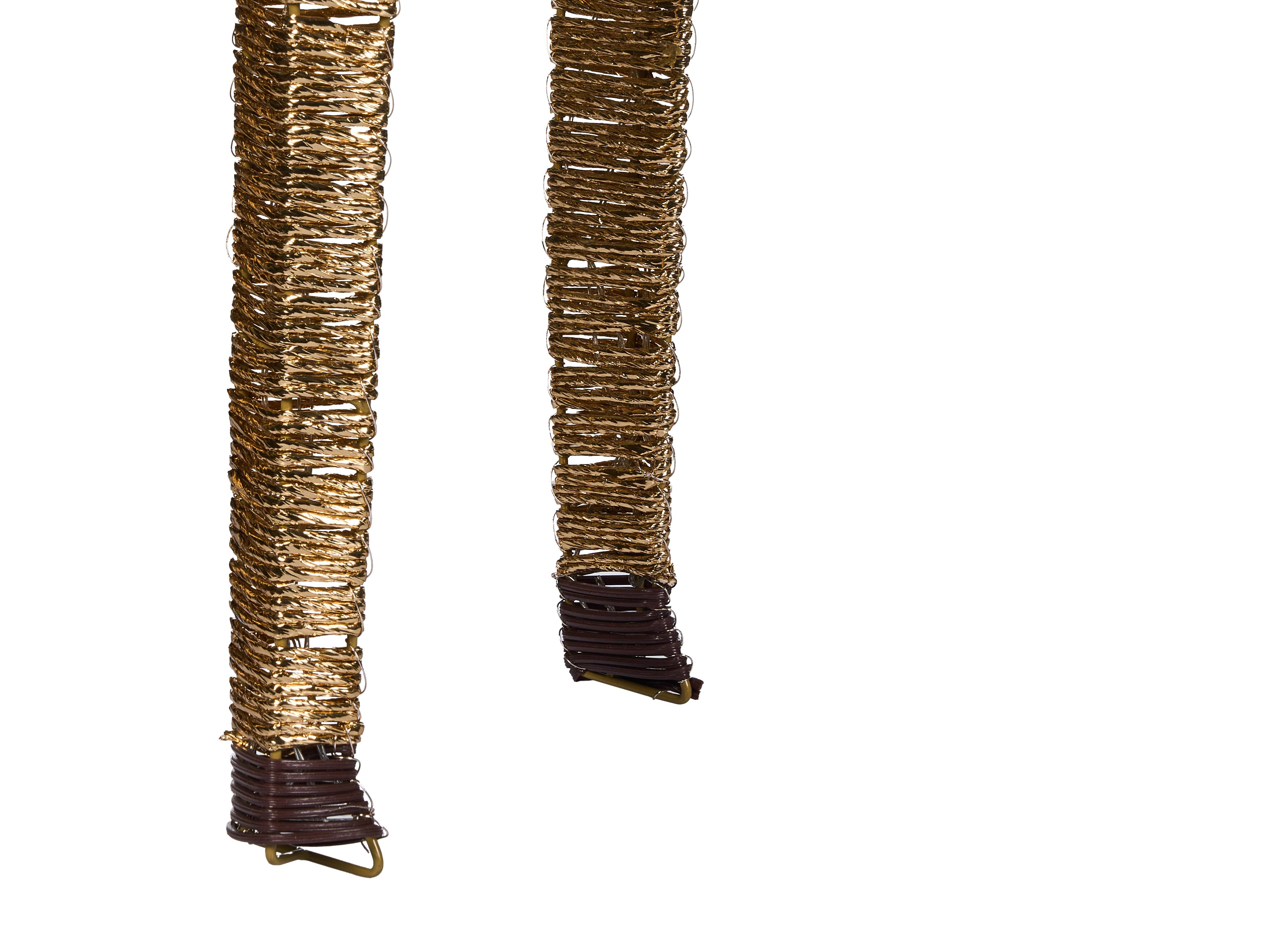 Kerstdecoratie LED AKUREYRI Rendier 110 cm Goud