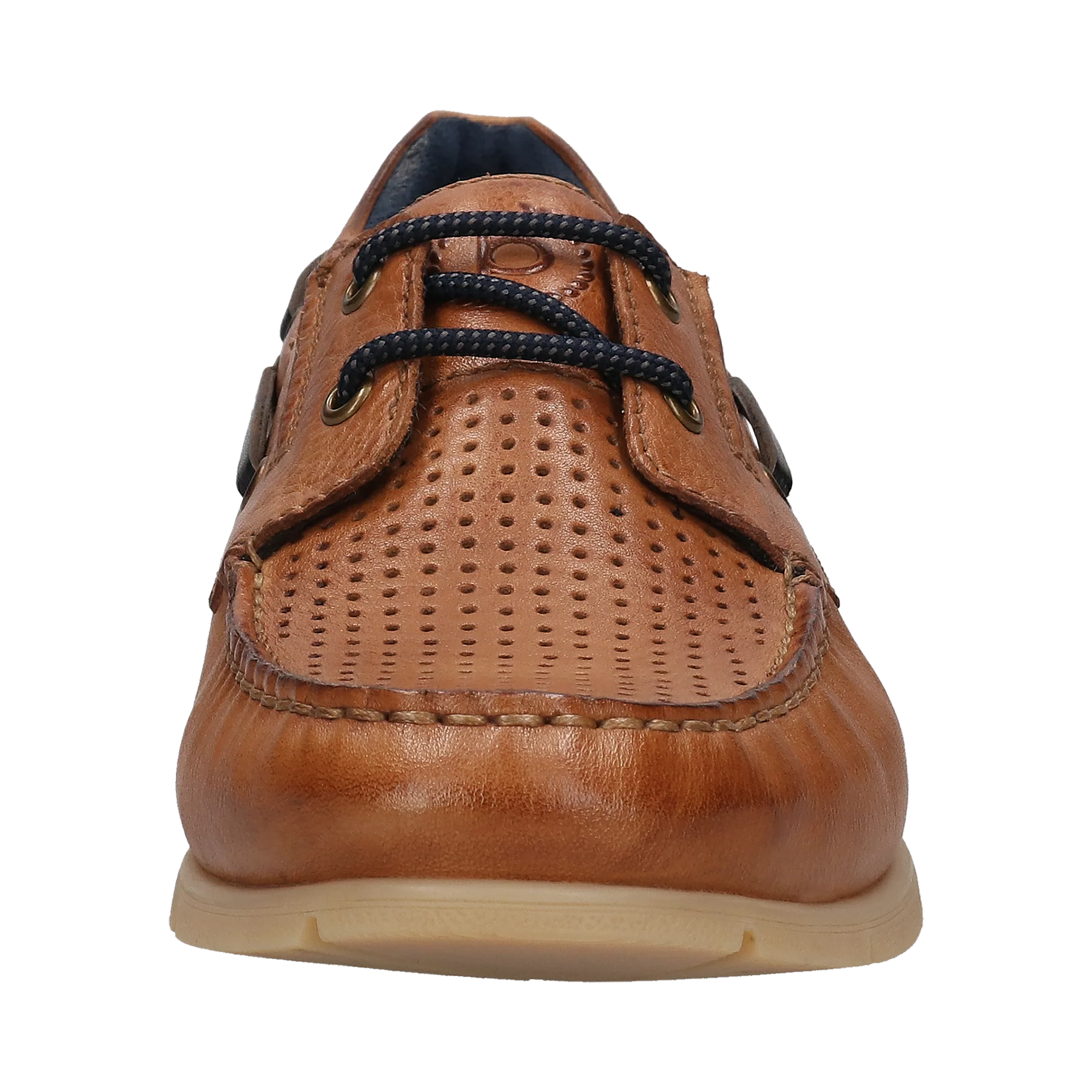 Leder Mokassin cognac