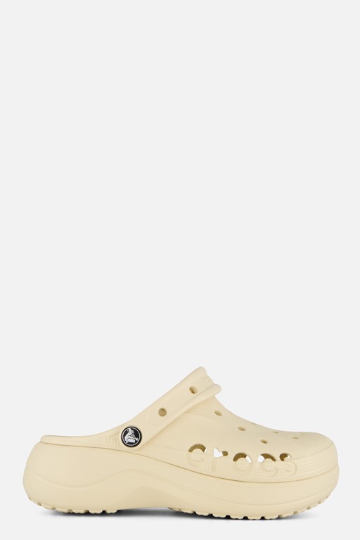Crocs Baya Platform Clogs Slippers beige