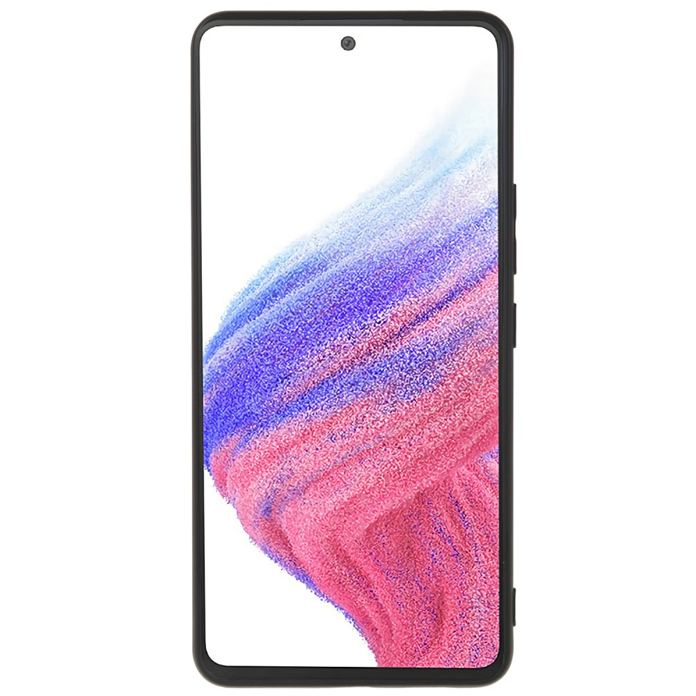 Samsung Galaxy A53 5G Gummi Case Hülle mit Kameraschutz - Schwarz
