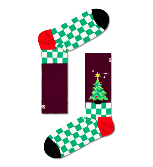 Happy Socks Christmas Tree Sock Socken in Mehrfarbig