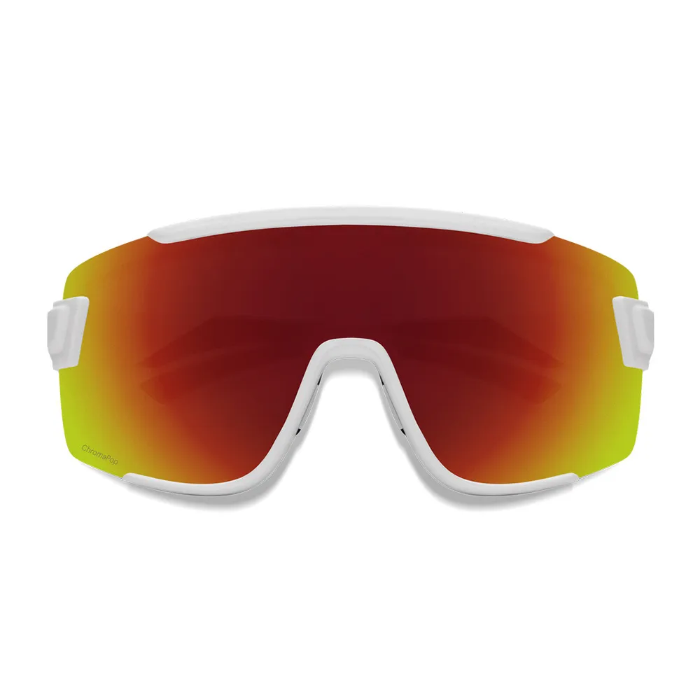 Smith WILDCAT - Lunettes de soleil white/chromapop red mirror