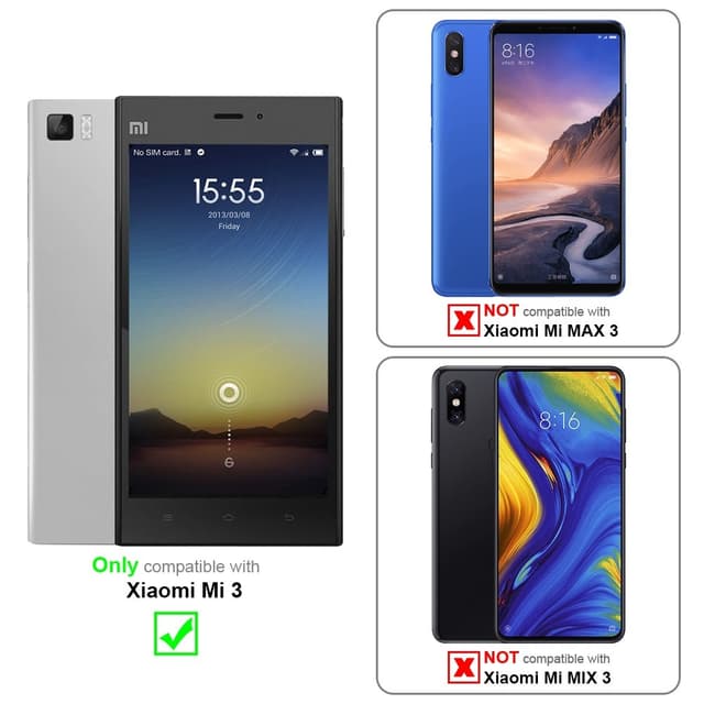 Xiaomi Mi 3 Skærmbeskytter Beskyttelsesglas