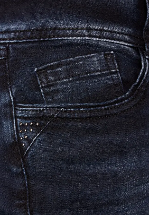 Casual Fit Jeans  - deep blueblack wash