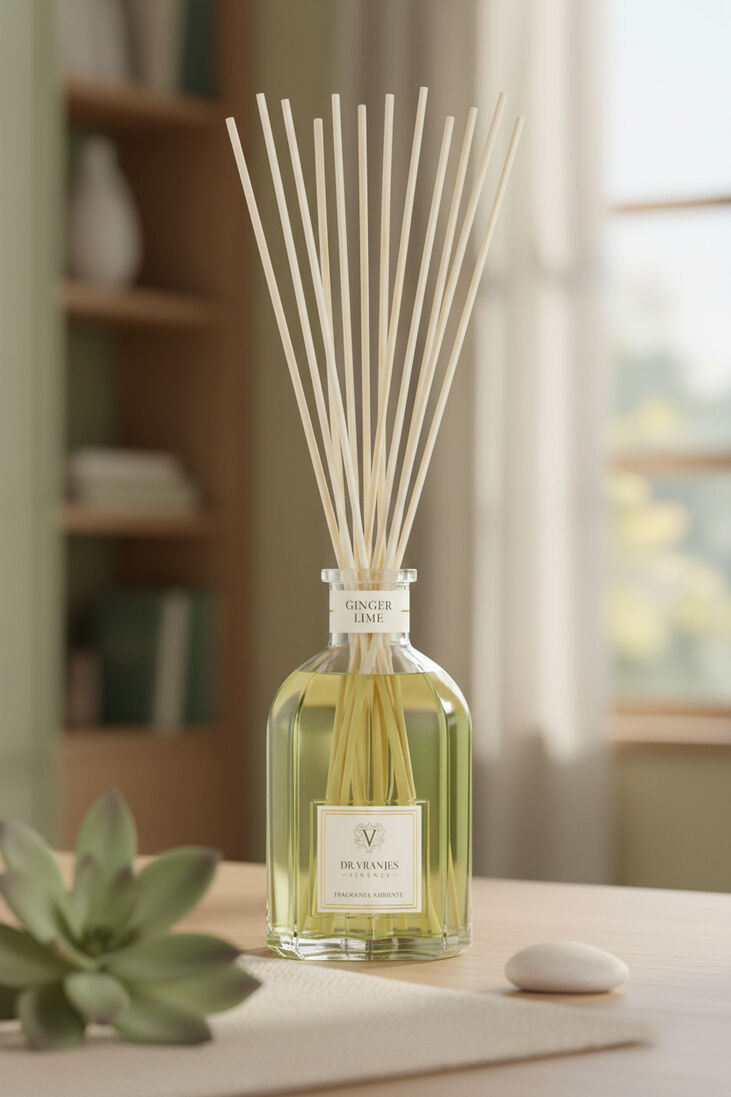 kleur n.v.t. dr. vranjes firenze geurstokjes ginger lime diffuser 500ml