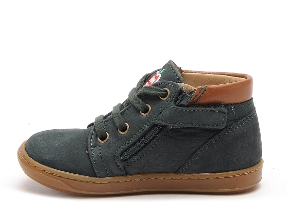 Shoo pom boots bottine bebe bouba zip desert vert
