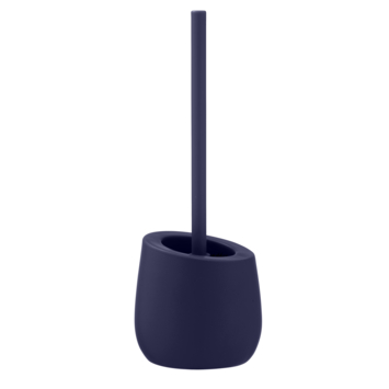 Wenko keramische toiletborstelhouder Badi donkerblauw