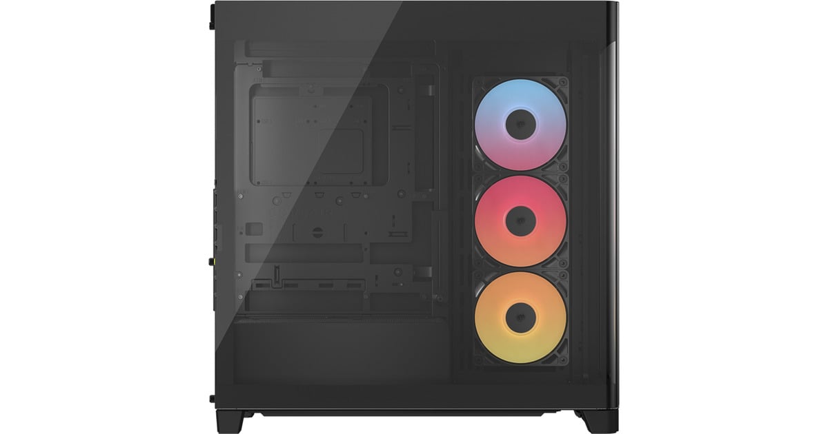 CorsairFRAME 4500X RS-R ARGB midi tower behuizing  (Zwart | 2x USB-A | 1x USB-C | Tempered Glass)