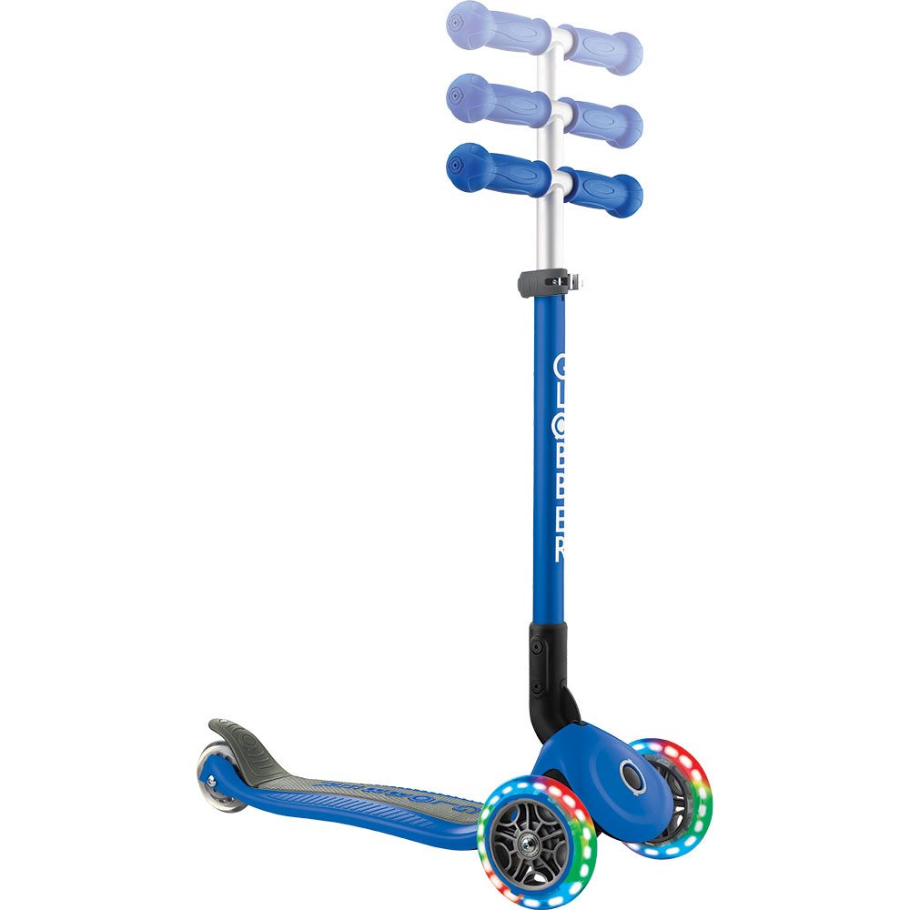 Globber Primo Foldable Lights Scooter Kinder navy blue