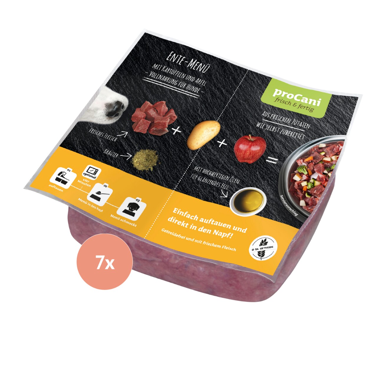 ProCani Menü Paket Rind und Geflügel 28x500 g