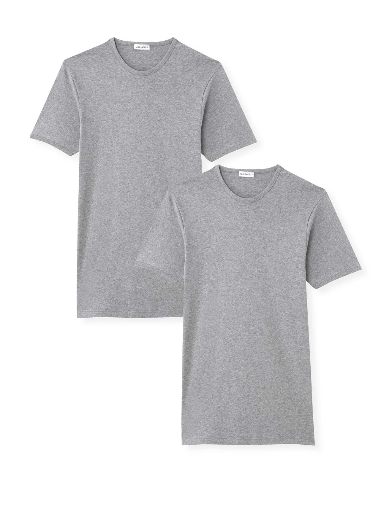 Lot de 2 maillots de corps col rond