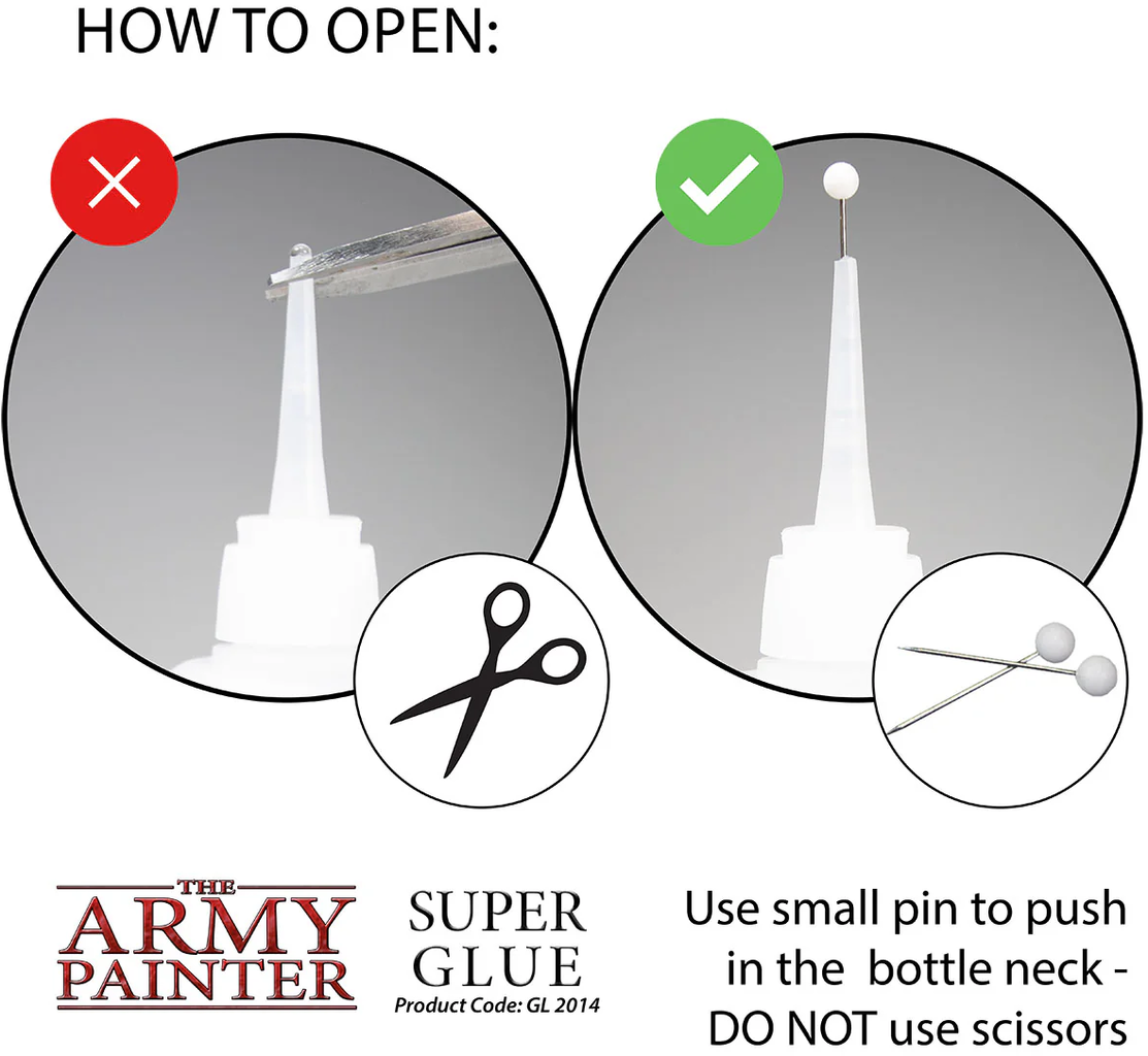 The Army Painter  Super Glue, 24 g    Der unsichtbare Held deiner Miniaturen