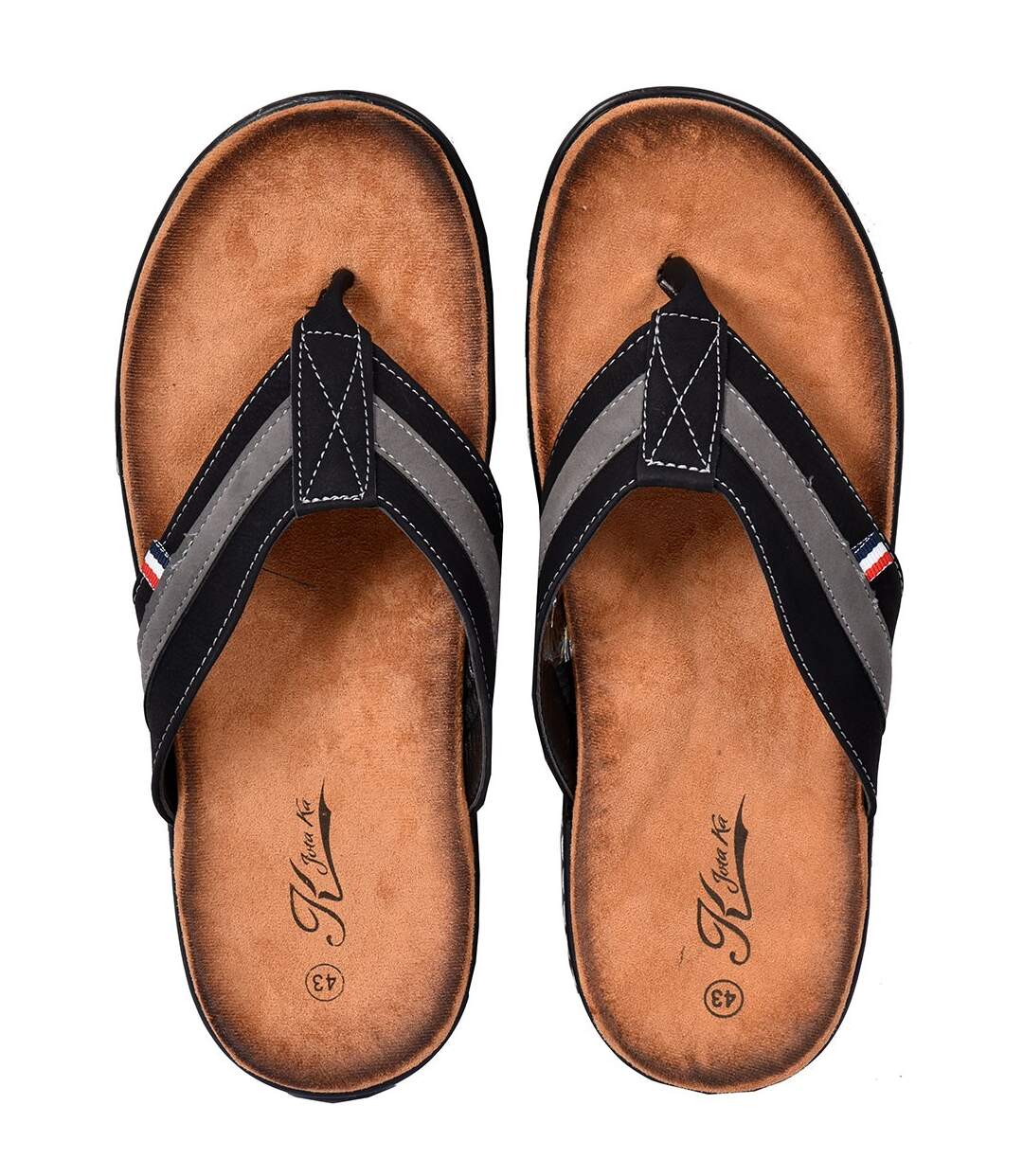 Tong Homme PREMIUM- Chaussure d'été Qualité et Confort - SU2570 NOIR