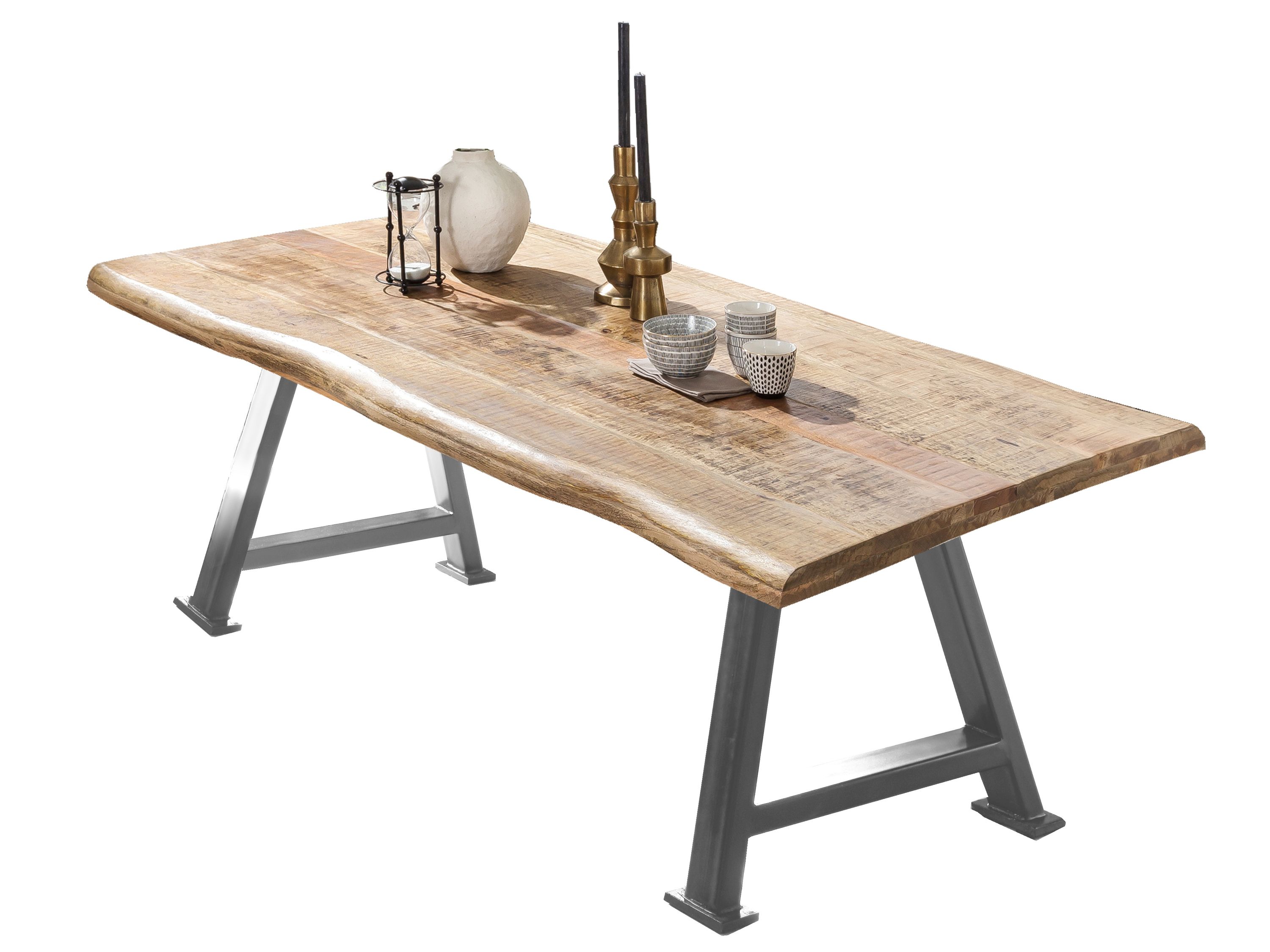 Tischplatte 100x240 Mangoholz Esstisch Schreibtisch DIY Esszimmer Küche Tisch