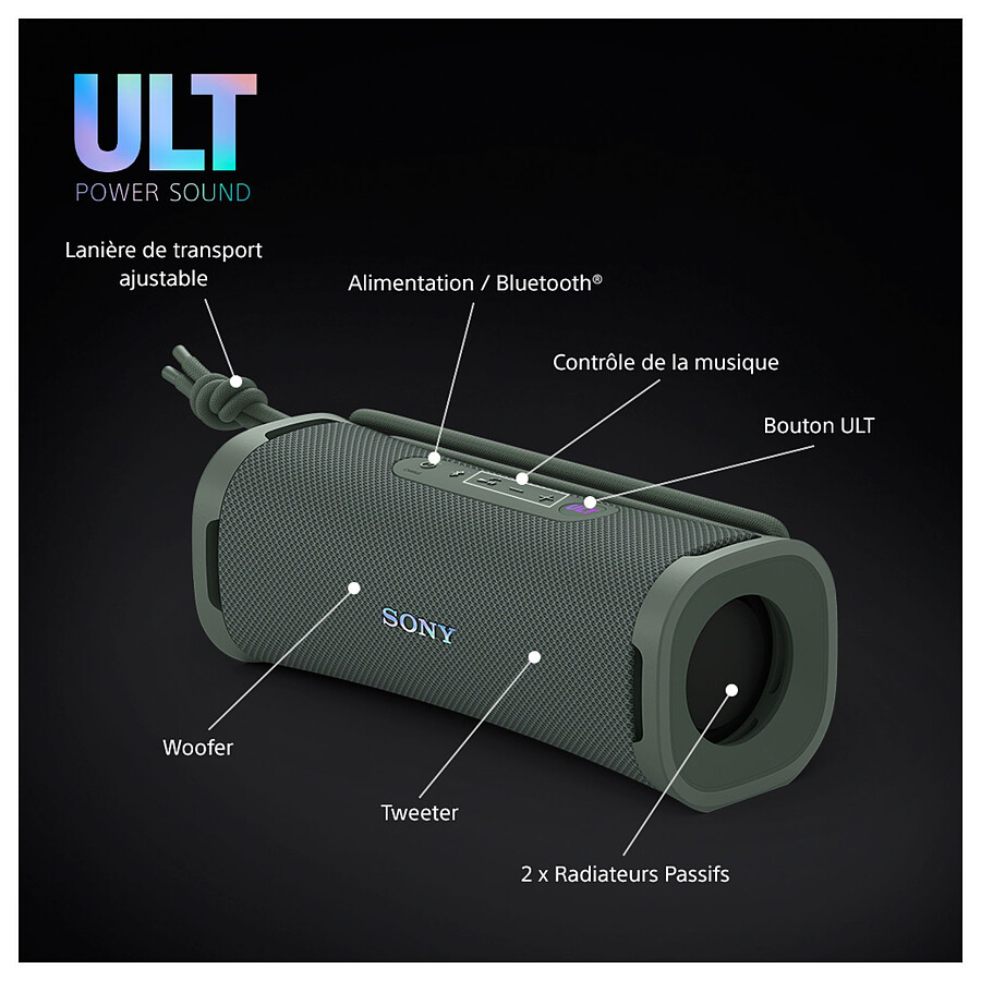 Sony ULT FIELD 1 Gris vert - Enceinte portable