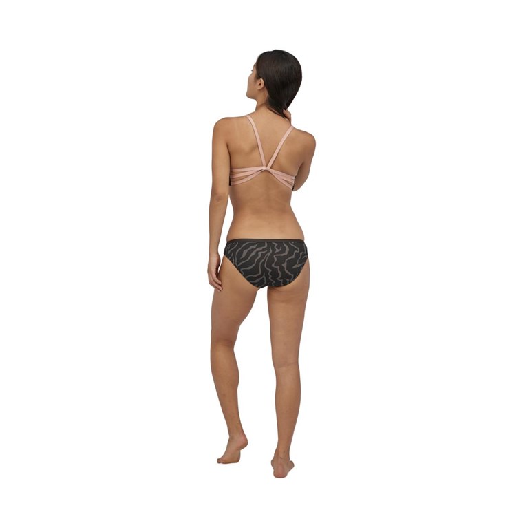 Patagonia Nanogrip Bottoms Women Tiger Tracks Camo Small/Ink Black