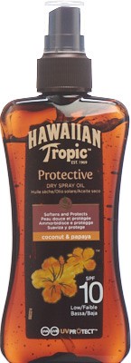 HAWAIIAN TROPIC Sonnenöl Dry Spray Öl LSF10 Spr 200 ml