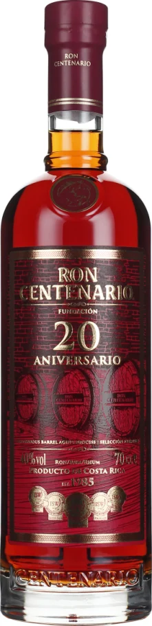 RON CENTENARIO FUNDACION SOLERA 20 ANOS 70CL
