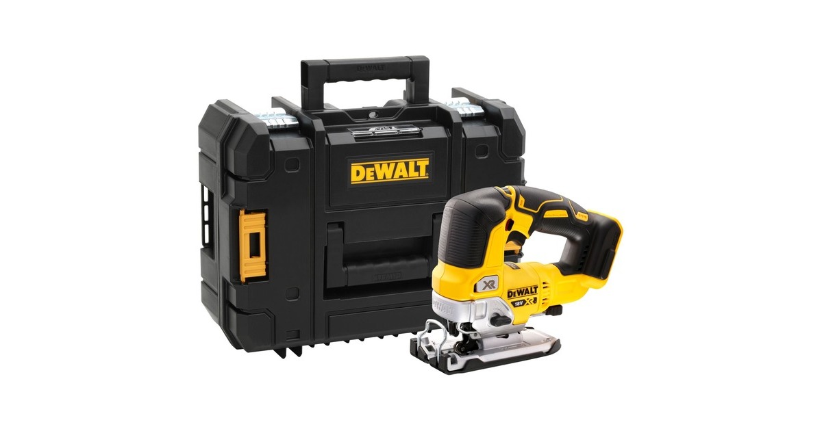 DEWALT18V XR Brushless accu-decoupeerzaag  (Geel/zwart, Incl. T-STAK Box, accu en oplader niet inbegrepen)